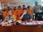 Polres Gianyar, Bali menggelar pers rilis penangka